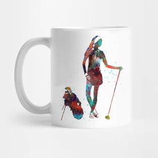 Girl golfer Mug